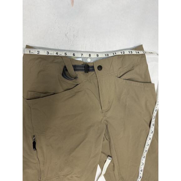 Mountain Hardware Capri Pant Brown Hiking Cropped Women Quick Dry Size 8 - Picture 8 of 15